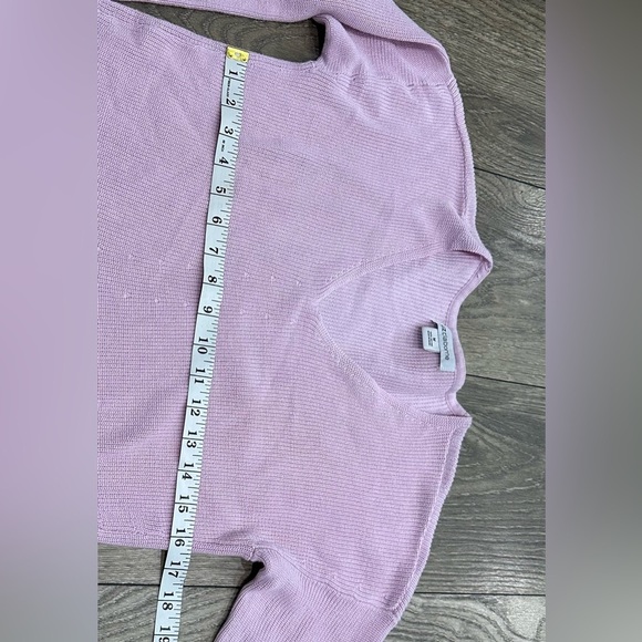 ๐ธ Liz Claiborne Long-Sleeve V-Neck Tunic Sweater โ Orchid, Size M (New) ๐ธ - Picture 10 of 12